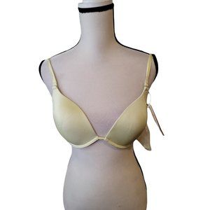 AMBRIELLE Size 36C Bra Plunge Push Up Underwire Acelery NWT